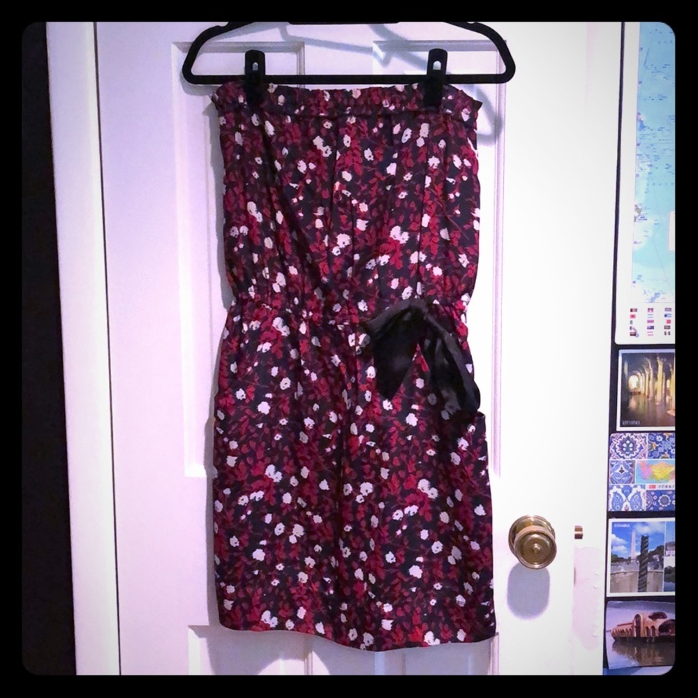 Urban Outfitters strapless slip on party dress